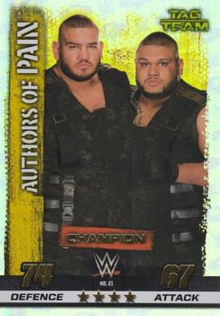 2017 Topps Slam Attax WWE 10th Edition #21 Authors Of Pain Front