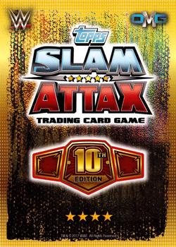 2017 Topps Slam Attax WWE 10th Edition #55 Daniel Bryan Back