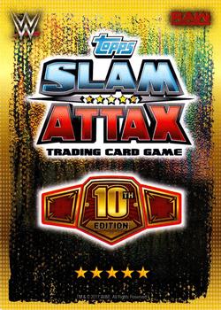 2017 Topps Slam Attax WWE 10th Edition #123 Roman Reigns Back