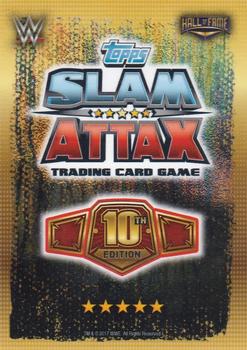 2017 Topps Slam Attax WWE 10th Edition #290 Ultimate Warrior Back