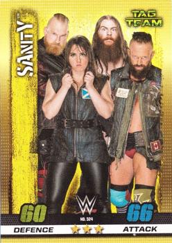 2017 Topps Slam Attax WWE 10th Edition #324 Sanity Front