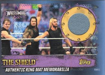 2017 Topps Slam Attax WWE 10th Edition - Ring Mat Memorabilia #RMCC The Shield Front
