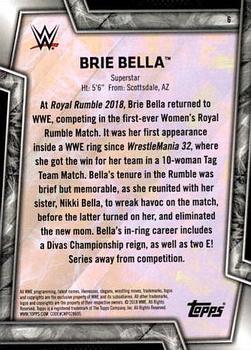 2018 Topps WWE Women's Division #6 Brie Bella Back