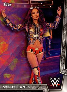 2018 Topps WWE Women's Division #28 Sasha Banks Front