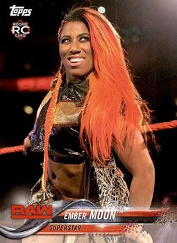 2018 Topps WWE Then Now Forever #127 Ember Moon Front