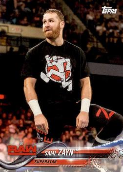 2018 Topps WWE Then Now Forever #169 Sami Zayn Front