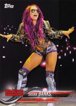 2018 Topps WWE Then Now Forever #171 Sasha Banks Front