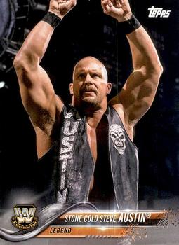 2018 Topps WWE Then Now Forever #200 Stone Cold Steve Austin Front