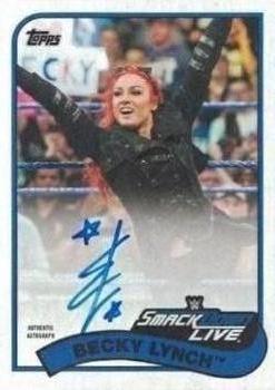 2018 Topps WWE Heritage - Autographs #A-BL Becky Lynch Front