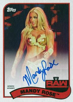 2018 Topps WWE Heritage - Autographs #A-MR Mandy Rose Front