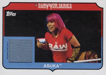 2018 Topps WWE Heritage - Survivor Series 2017 Mat Relics #SS-AS Asuka Front