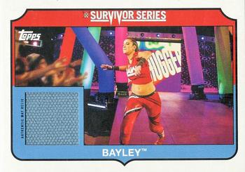 2018 Topps WWE Heritage - Survivor Series 2017 Mat Relics #SS-BA Bayley Front