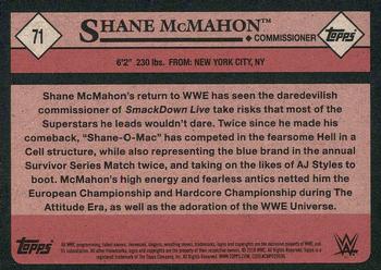 2018 Topps WWE Heritage - Bronze #71 Shane McMahon Back