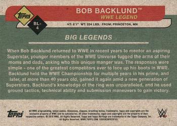 2018 Topps WWE Heritage - Big Legends #BL-4 Bob Backlund Back