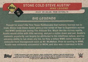 2018 Topps WWE Heritage - Big Legends #BL-48 Stone Cold Steve Austin Back