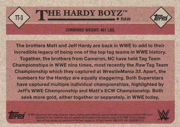 2018 Topps WWE Heritage - Tag Teams and Stables #TT-3 The Hardy Boyz Back