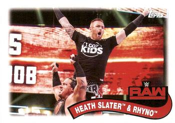 2018 Topps WWE Heritage - Tag Teams and Stables #TT-4 Heath Slater / Rhyno Front