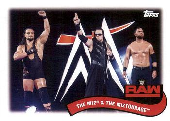 2018 Topps WWE Heritage - Tag Teams and Stables #TT-6 The Miz / The Miztourage Front