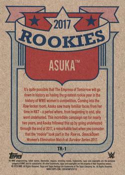 2018 Topps WWE Heritage - Top 10 Rookies #TR-1 Asuka Back