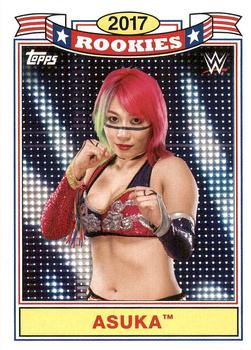 2018 Topps WWE Heritage - Top 10 Rookies #TR-1 Asuka Front