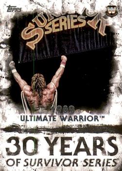 2018 Topps WWE Undisputed - 30 Years of Survivor Series #SS-3 Ultimate Warrior Front