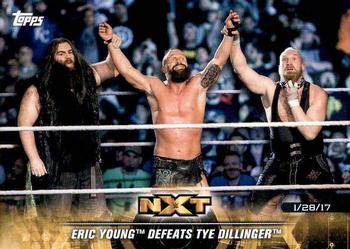 2018 Topps WWE NXT - Matches and Moments #26 Eric Young Defeats Tye Dillinger Front