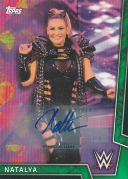 2018 Topps WWE Women's Division - Autographs Green #21 Natalya Front