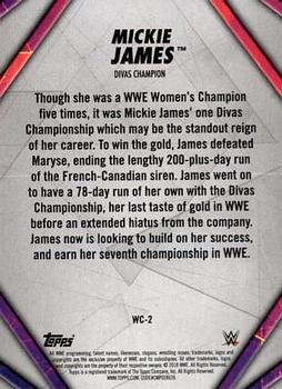 2018 Topps WWE Women's Division - Women's Champion #WC-2 Mickie James Back