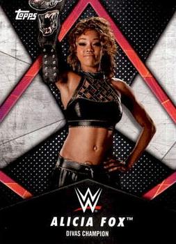 2018 Topps WWE Women's Division - Women's Champion #WC-4 Alicia Fox Front
