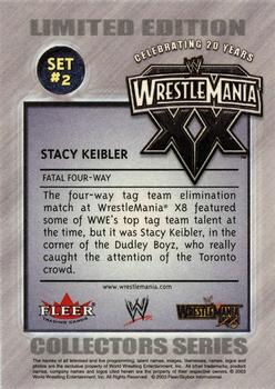 2003 Fleer WWE PPV Set #2 Unforgiven Redemption #NNO Stacy Keibler Back