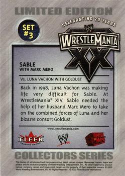 2003 Fleer WWE PPV Set #3 No Mercy Redemption #NNO Sable Back
