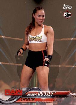 2018 Topps WWE Then Now Forever - Bronze #101 Ronda Rousey Front