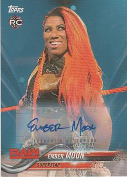 2018 Topps WWE Then Now Forever - Autographs Blue #NNO Ember Moon Front