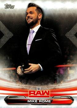 2019 Topps WWE RAW #50 Mike Rome Front