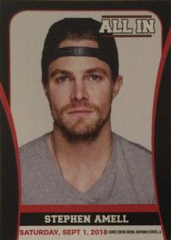 2018 All In #8 Stephen Amell Front