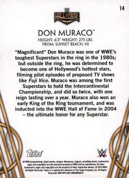 2018 Topps Legends of WWE - Bronze #14 Don Muraco Back