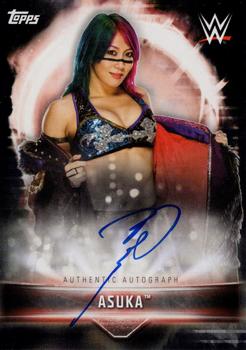 2019 Topps WWE Road to Wrestlemania - Autographs #A-AS Asuka Front