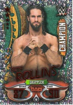 2018 Topps Slam Attax WWE Live #12 Seth Rollins Front