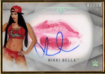 2019 Topps Transcendent Collection WWE - Autographed Kiss #K-NB Nikki Bella Front