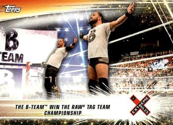 2019 Topps WWE SummerSlam #80 The B-Team Win the Raw Tag Team Championship Front