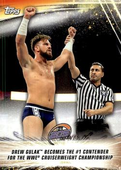 2019 Topps WWE SummerSlam #87 Drew Gulak Becomes the #1 Contender for the WWE Cruiserweight Championship Front
