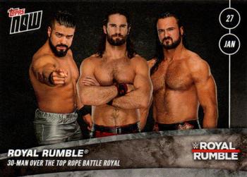 2019 Topps Now WWE #2 Royal Rumble Front