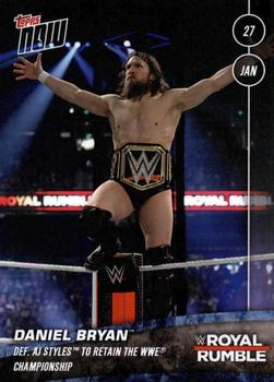 2019 Topps Now WWE #5 Daniel Bryan Front