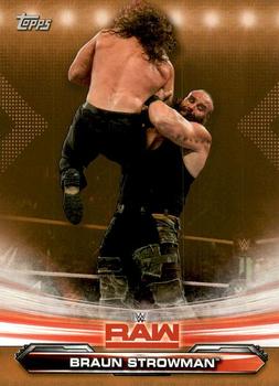 2019 Topps WWE RAW - Bronze #12 Braun Strowman Front
