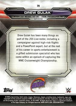 2019 Topps WWE RAW - Bronze #79 Drew Gulak Back