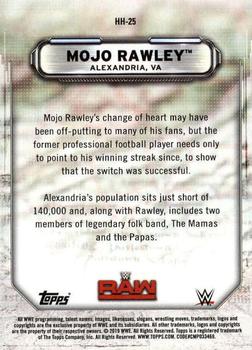2019 Topps WWE RAW - Hometown Heroes #HH-25 Mojo Rawley Back