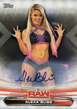 2019 Topps WWE RAW - Autographs #2 Alexa Bliss Front