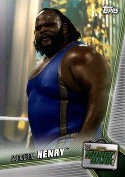 2019 Topps WWE Money in the Bank #51 Mark Henry Front