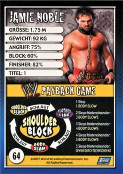 2006 Topps WWE Payback (German Edition) #64 Jamie Noble Back