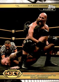 2019 Topps WWE NXT #40 Tommaso Ciampa def. Aleister Black for the NXT Championship Front
